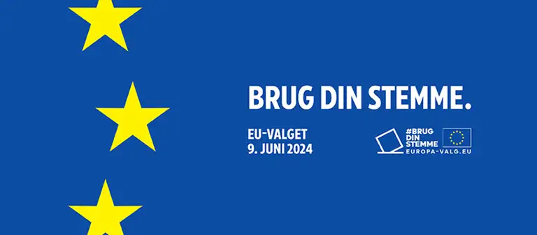 Brug din stemme. Eu-valget 9. juni 2024 