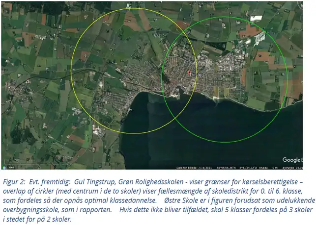 figur 2 viser evt. fremtidige gr&aelig;nser for k&oslash;rselsberettigede. Kontakt evt. afdelingen for gennemgang. 